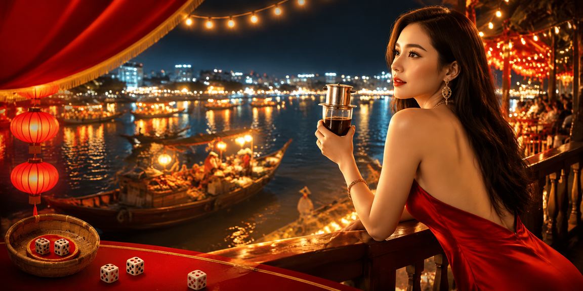 Người chơi tài xỉu trực tuyến bên ly cà phê tại Phú Quốc